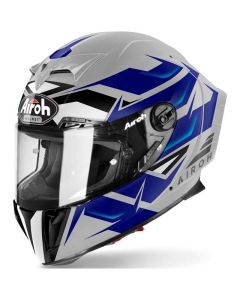 Casque intégral moto AIROH GP  550 S WANDER Bleu 