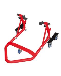 Béquille stand arrière deplace moto MAD rouge