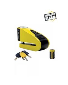 Antivol Bloc disque alarme moto AUVRAY B-LOCK-10 NOIR JAUNE CLASSE SRA 
