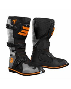 Bottes cross SHOT RACE 2 Kid Camo Neon Orange