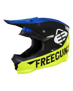 Casque cross SHOT FREEGUN XP4 Attack Neon Yellow Glossy