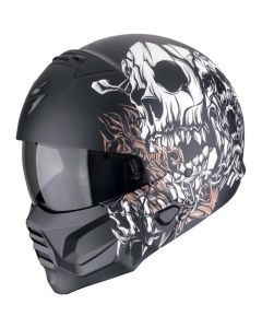 Casque jet moto SCORPION EXO-COMBAT II GENESIS Noir Or