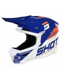 Casque cross SHOT FURIOUS CAMO Navy Orange