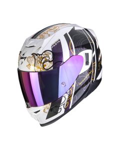 Casque moto SCORPION EXO-520 AIR FASTA Blanc Caméléon