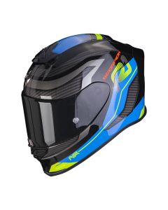 Casque intégral moto SCORPION EXO-R1 AIR VATIS Noir-Bleu