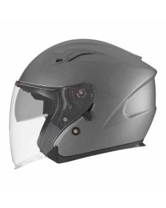Casque jet NOX N128 Titanium mat