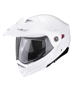 Casque moto modulable SCORPION ADX-2 SOLID Blanc perle