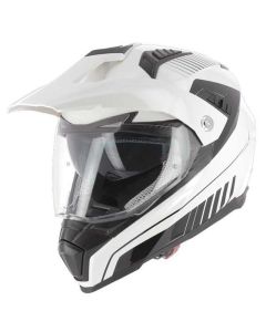 Casque moto cross ASTONE CROSSMAX GRAPHIC SHAFT Blanc