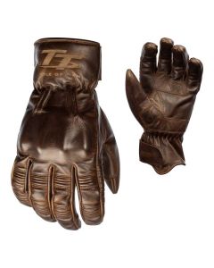 Gants moto RST IOM TT Hillberry CE cuir marron XL
