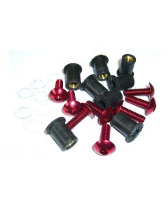 Kit vis bulle carenage moto BRAZOLINE