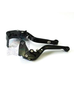 leviers moto Flip Up ajustable repliable SMB HONDA #1 Noir