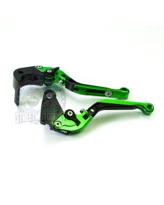 leviers moto Flip Up ajustable repliable SMB HONDA #2 vert noir vert