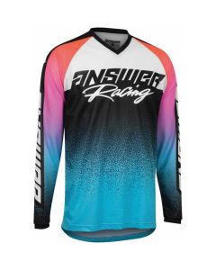 Maillot cross ANSWER A22 Syncron Prism turquoise orange fluo M