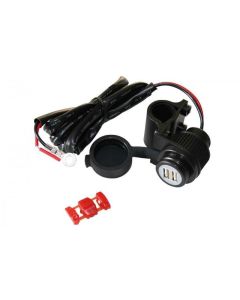 Prise alimentation moto double ports usb BRAZOLINE