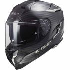 Casque intégral moto LS2 CHALLENGER CARBONE SOLID