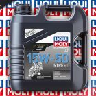 Huile moteur moto LIQUI MOLY Street 4T 15W50 semi-synthèse 4L