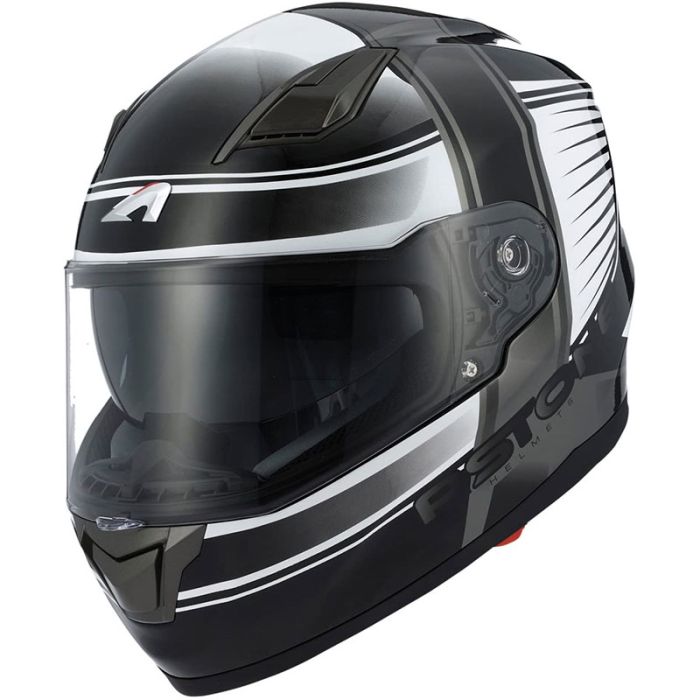 Casque intégral moto ASTONE GT-900 CORSA Gris XS