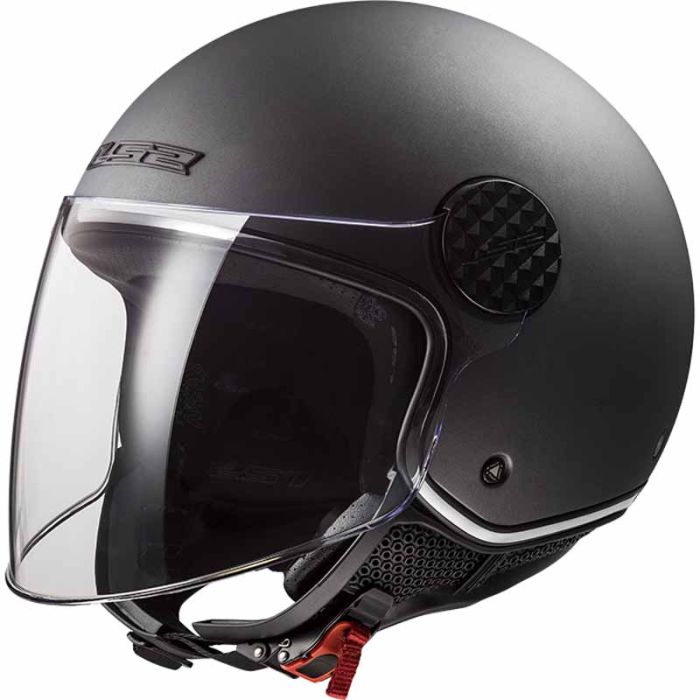 Casque jet moto LS2 SPHERE LUX Titanium mat